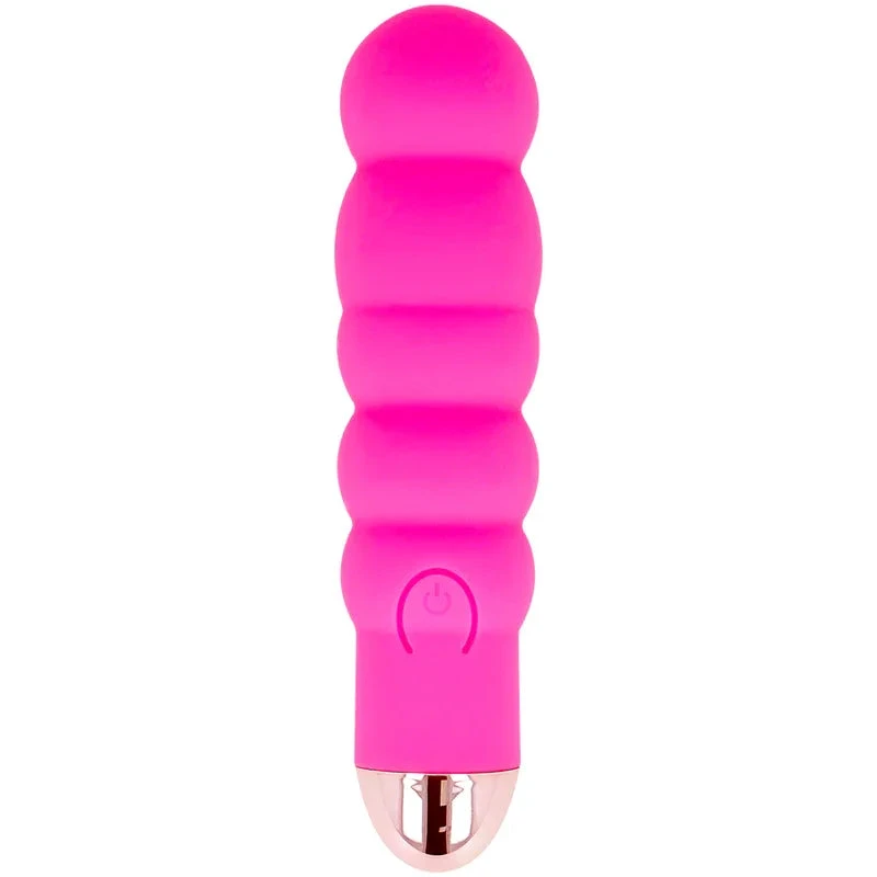 DOLCE VITA - RECHARGEABLE VIBRATOR SIX PINK 7 SPEEDS - intimoo