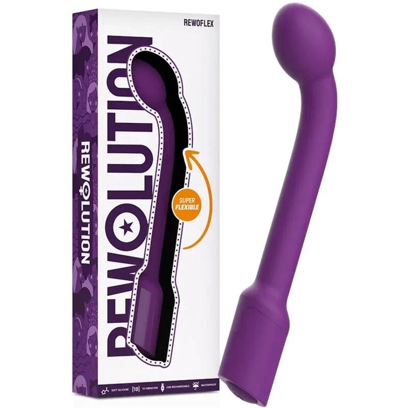 REWOLUTION - REWOFLEX FLEXIBLE G-POINT STIMULATOR VIBRATOR - intimoo