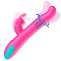 HAPPY LOKY - PLUTO RABBIT VIBRATOR & ROTATOR WATCHME WIRELESS TECHNOLOGY COMPATIBLE - intimoo