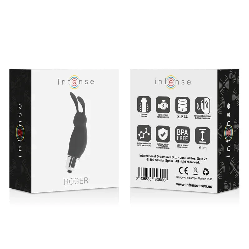INTENSE - RABBIT ROGER BLACK - intimoo
