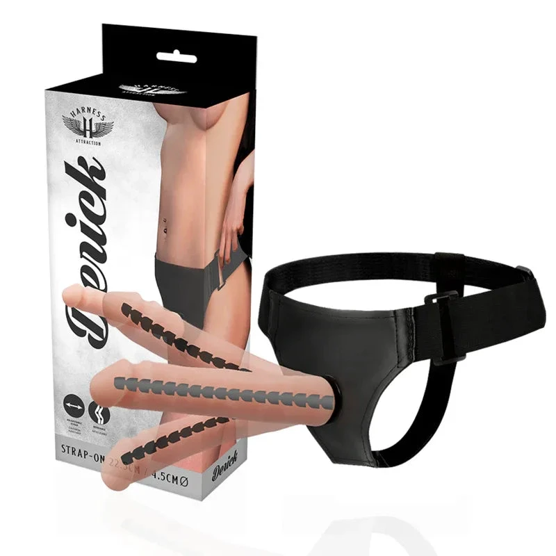 HARNESS ATTRACTION - DERICK ARTICULABLE FLESH 22.5 CM -O- 4.5 CM - intimoo