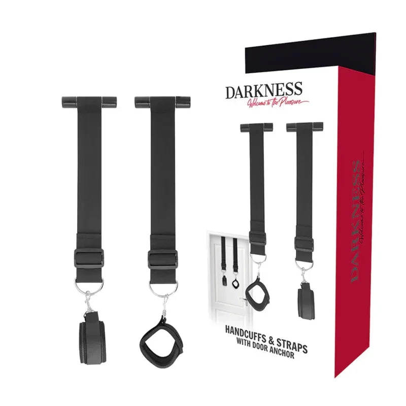 DARKNESS - BONDAGE DOOR HANDCUFFS - intimoo