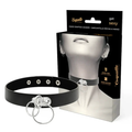 COQUETTE CHIC DESIRE - DOUBLE RING VEGAN LEATHER CHOKER - intimoo
