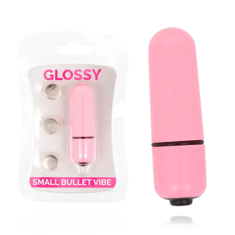 GLOSSY - SMALL BULLET VIBE PINK - intimoo