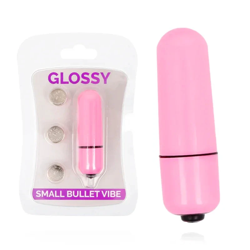 GLOSSY - SMALL BULLET VIBE DEEP ROSE - intimoo