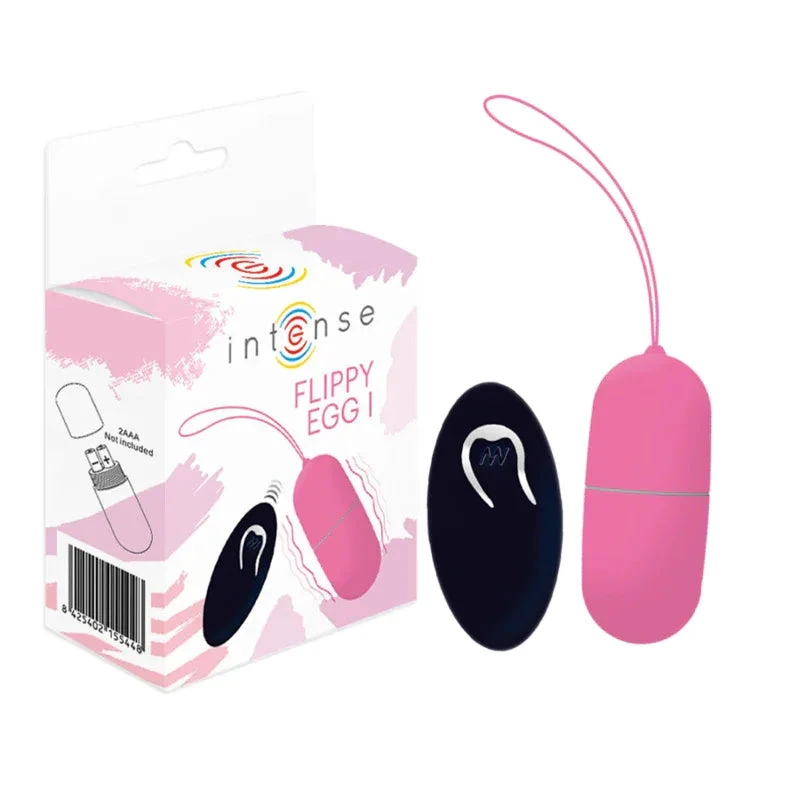 INTENSE - FLIPPY I VIBRATING EGG WITH REMOTE CONTROL PINK - intimoo