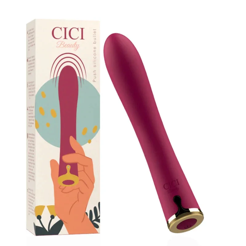 CICI BEAUTY - PREMIUM SILICONE PUSH BULLET - intimoo