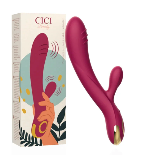 CICI BEAUTY - PREMIUM SILICONE RABBIT VIBRATOR - intimoo
