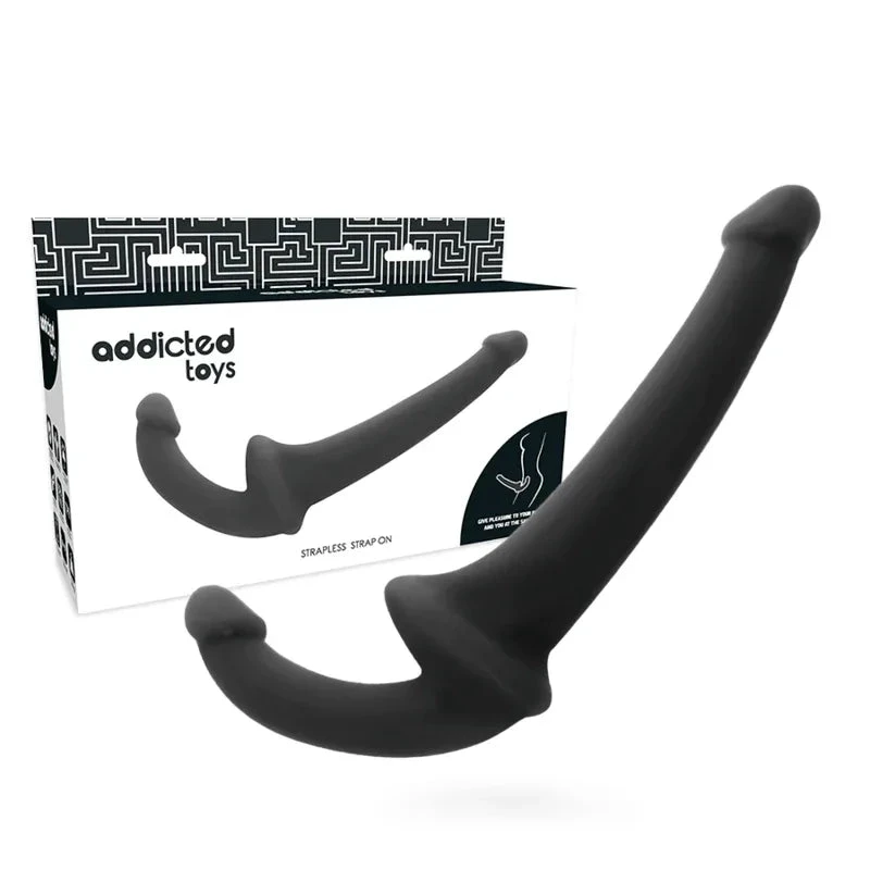 ADDICTED TOYS - DILDO WITH RNA S WITHOUT SUBJECTION BLACK - intimoo