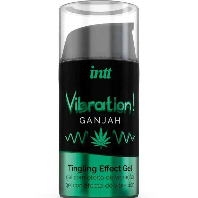 INTT - POWERFUL INTIMATE STIMULANT LIQUID VIBRATING GEL CANNABIS 15ML - intimoo