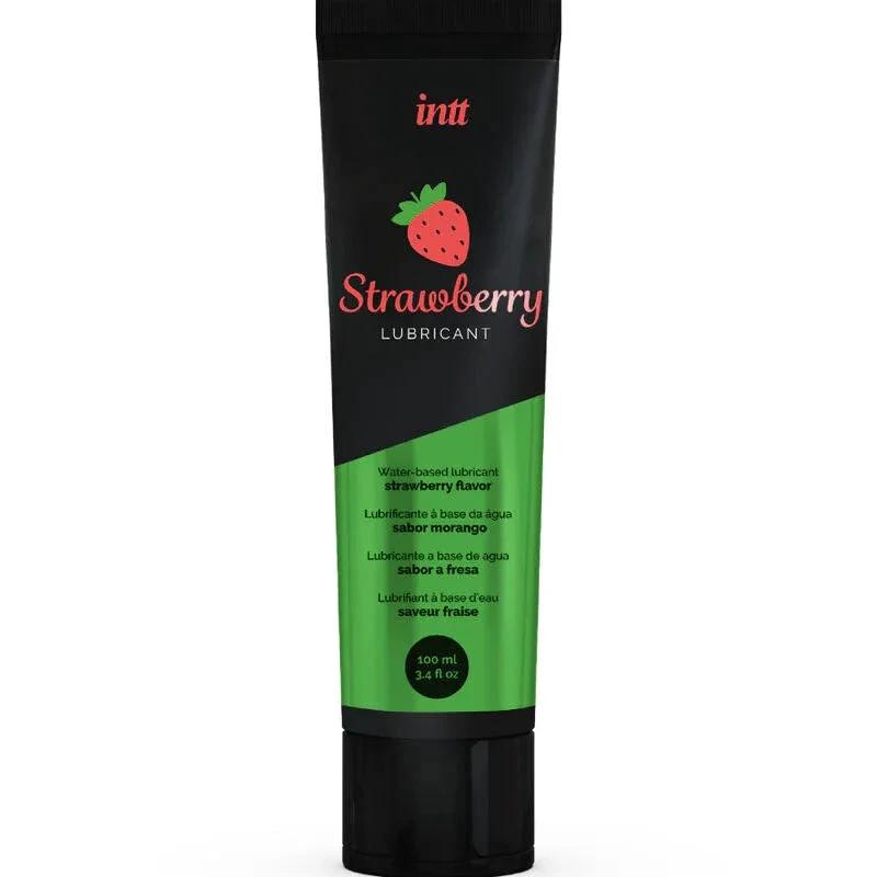 INTT LUBRICANTS - INTIMATE WATER-BASED LUBRICANT STRAWBERRY FLAVOR - intimoo
