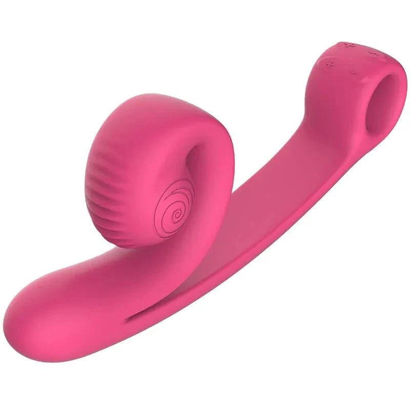 SNAIL VIBE - CURVE VIBRATOR PINK - intimoo