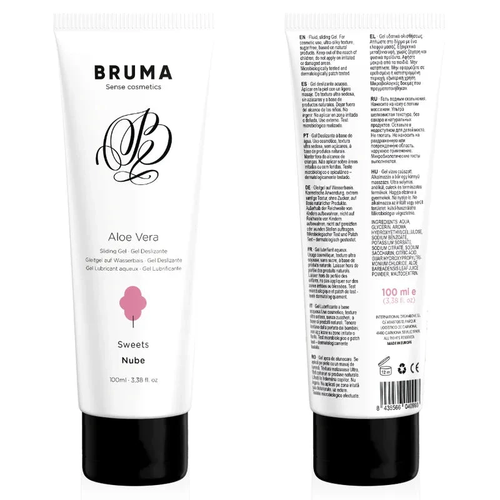 BRUMA - GEL ALUNECANT CU ALOE VERA, AROMĂ DE DULCIURI, 100 ML - intimoo
