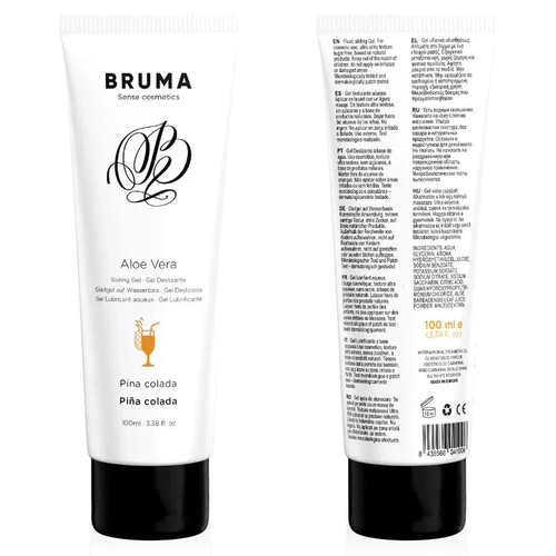 BRUMA - ALOE VERA GEL GLIDANT AROMA PINA COLADA 100 ML - intimoo