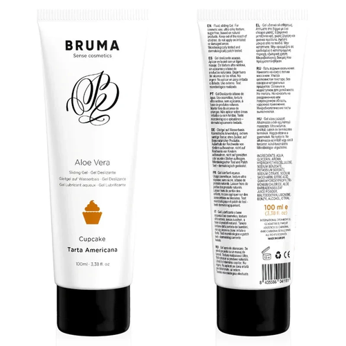 BRUMA - GEL GLUZANT CU ALOE VERA, AROMĂ DE BRIOȘĂ, 100 ML - intimoo