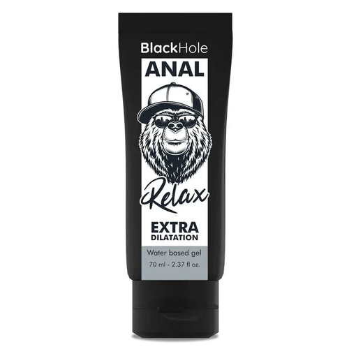 GĂURĂ NEAGRĂ - GEL DE DILATAȚIE ANALĂ PE BAZĂ DE APĂ 70 ML - intimoo