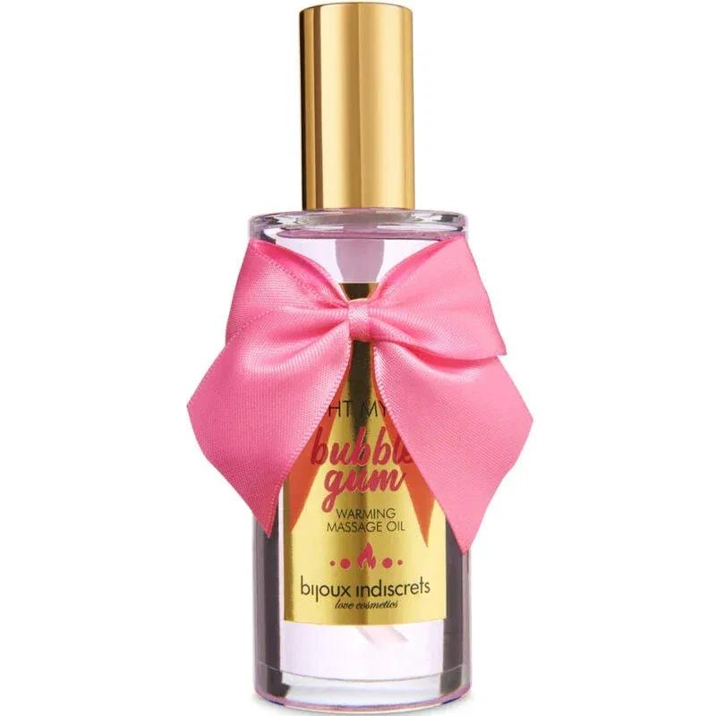 BIJOUX - INDISCRETS LIGHT MY FIRE MASSAGE OIL HEAT EFFECT GUM FLAVOR - intimoo