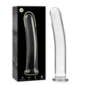 NEBULA SERIES BY IBIZA - MODEL 8 DILDO BOROSILICATE GLASS CLEAR 14.5 CM -O- 2 CM - intimoo