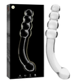 NEBULA SERIES BY IBIZA - MODEL 14 DILDO BOROSILICATE GLASS CLEAR 18.5 CM -O- 3 CM - intimoo