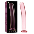 NEBULA SERIES BY IBIZA - MODEL 17 DILDO BOROSILICATE GLASS PINK 18.5 CM -O- 3 CM - intimoo
