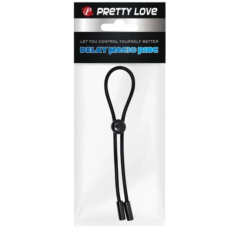 PRETTY LOVE - CORD PENIS RING AND TESTICLES - intimoo
