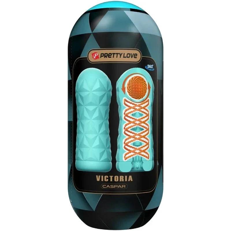 PRETTY LOVE - VICTORIA CASPAR MASTURBATOR AQUA GREEN - intimoo