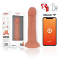 ONINDER - SMALL BOGOTÁ VIBRATOR DILDO 9 SPEEDS NATURAL 17.5 CM -O- 4 CM - FREE APP - intimoo