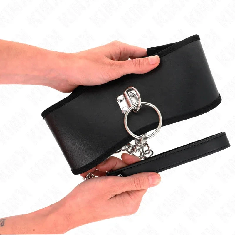 KINK - NECKLACE 65 CM WITH WIDE STRAP ADJUSTABLE 40-55 CM X 10 CM - intimoo