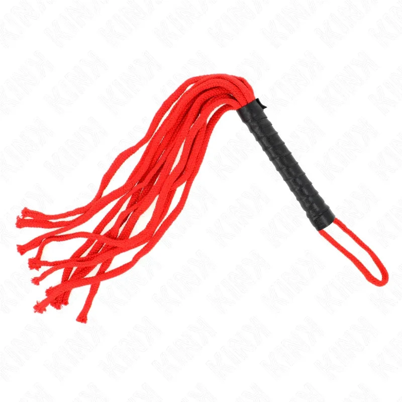 KINK - ROJO ROPE WHIP 56 CM - intimoo