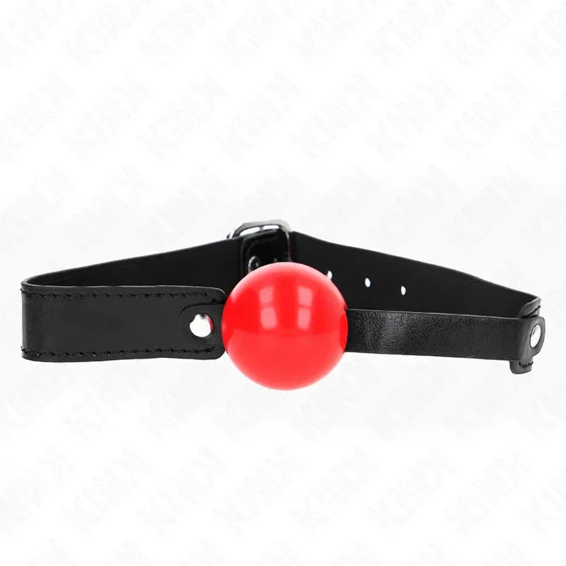 KINK - SOFT TPE BALL 4 CM GAG MODEL 1 66 x 2.5 CM ADJUSTABLE 41-61 CM - intimoo