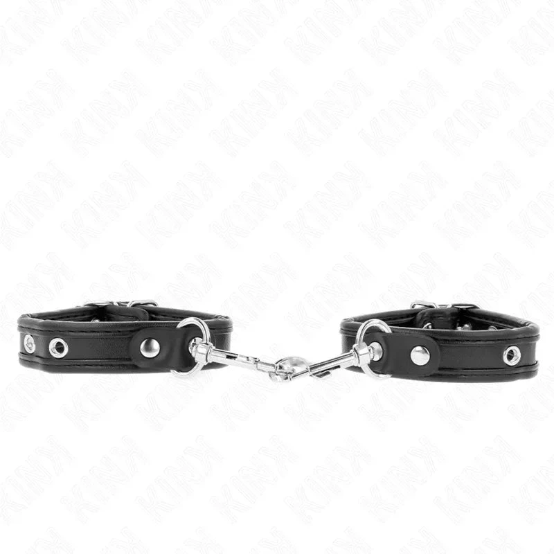 KINK - MINI BRĂȚĂRI NEGRE CU SIRET REGLABILE 16-22 CM X 2 CM - intimoo