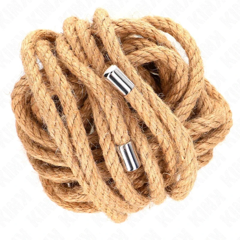 KINK - HEMP ROPE WITH METAL HEAD 5 METER - intimoo
