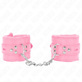 KINK - CENTURI DE ÎNCHEIETURĂ CĂPTUȘITE CU BLĂNĂ ȘI GĂURI PĂTRATE PINK AND PINK BELT ADJUSTABLE 17-29 CM X 6 CM - intimoo