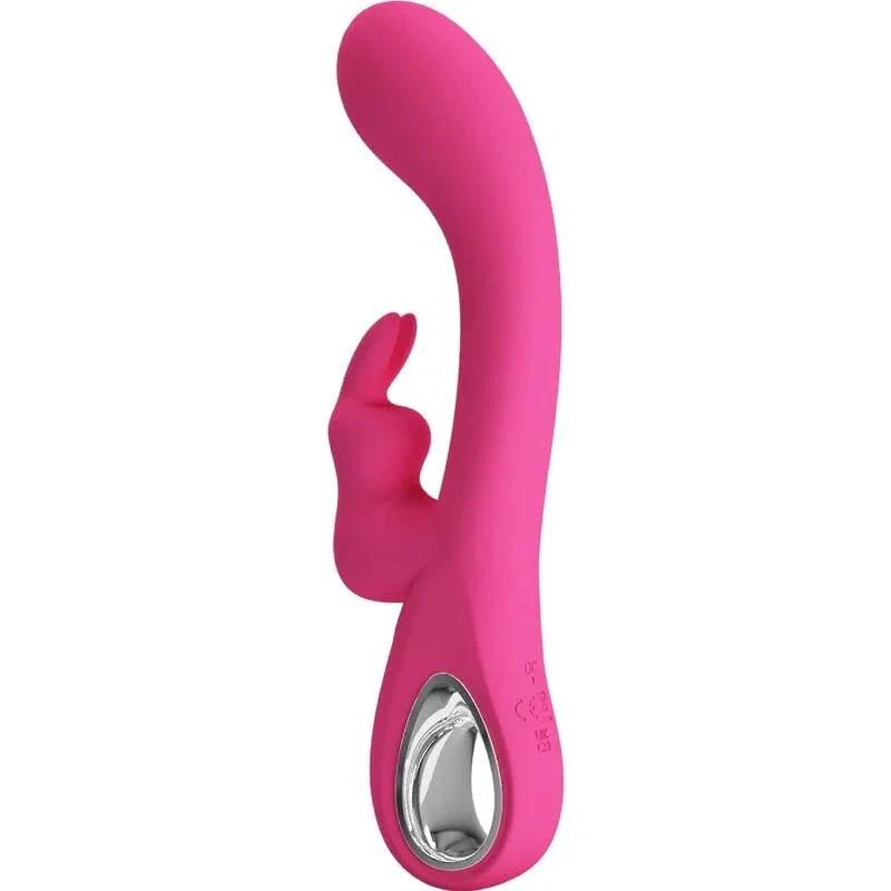 PRETTY LOVE - NOVAK RABBIT VIBRATOR 12 VIBRATIONS PINK - intimoo