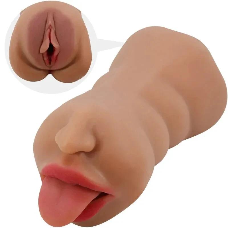 CRAZY BULL - SARAH DOUBLE MASTURBATOR MOUTH & VAGINA FLESH - intimoo