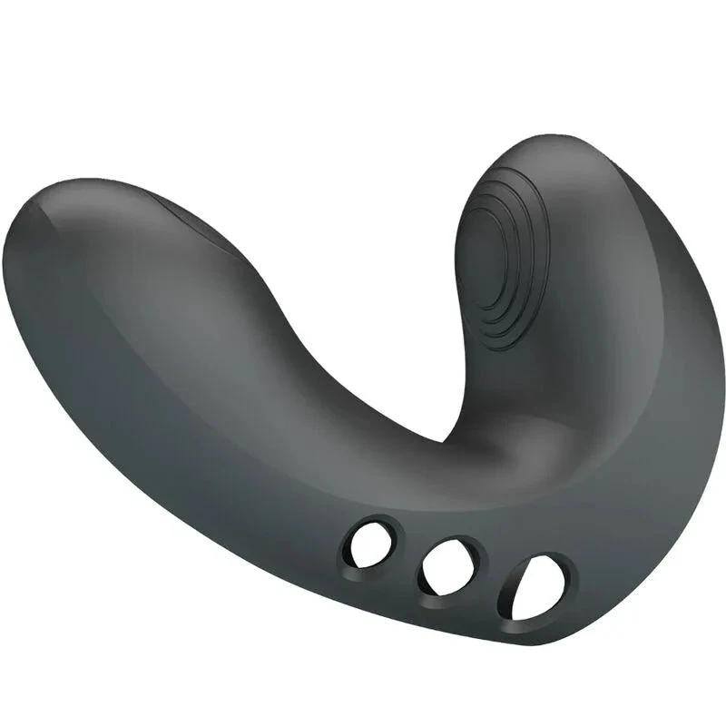 PRETTY LOVE - CAMELIA FINGER VIBRATOR 7 VIBRATIONS BLACK - intimoo