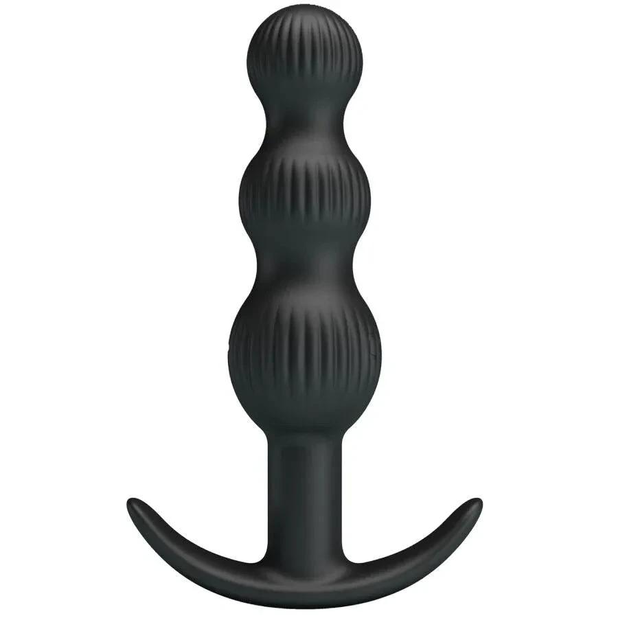 PRETTY LOVE - SIDNEY ANAL VIBRATOR 10 VIBRATIONS BLACK - intimoo