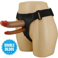 PRETTY LOVE - KEAVEN HARNESS BRIEFS UNIVERSAL & COMFORTABLE DOUBLE DILDO - intimoo