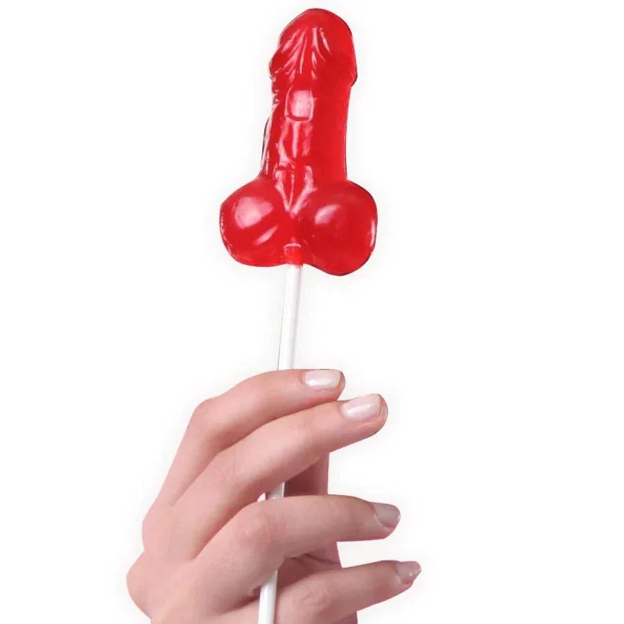 SECRETPLAY - LOLLIPOP PENIS GUMMY STRAWBERRY - intimoo