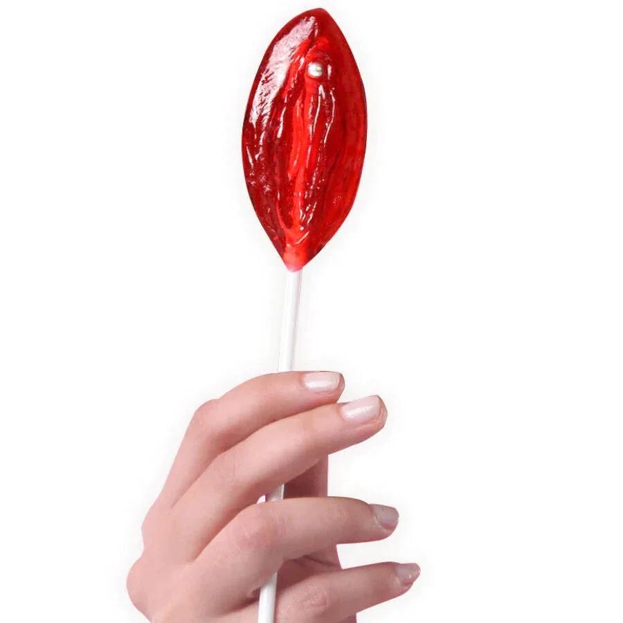 SECRETPLAY - LOLLIPOP VAGINA GUMMY STRAWBERRY - intimoo