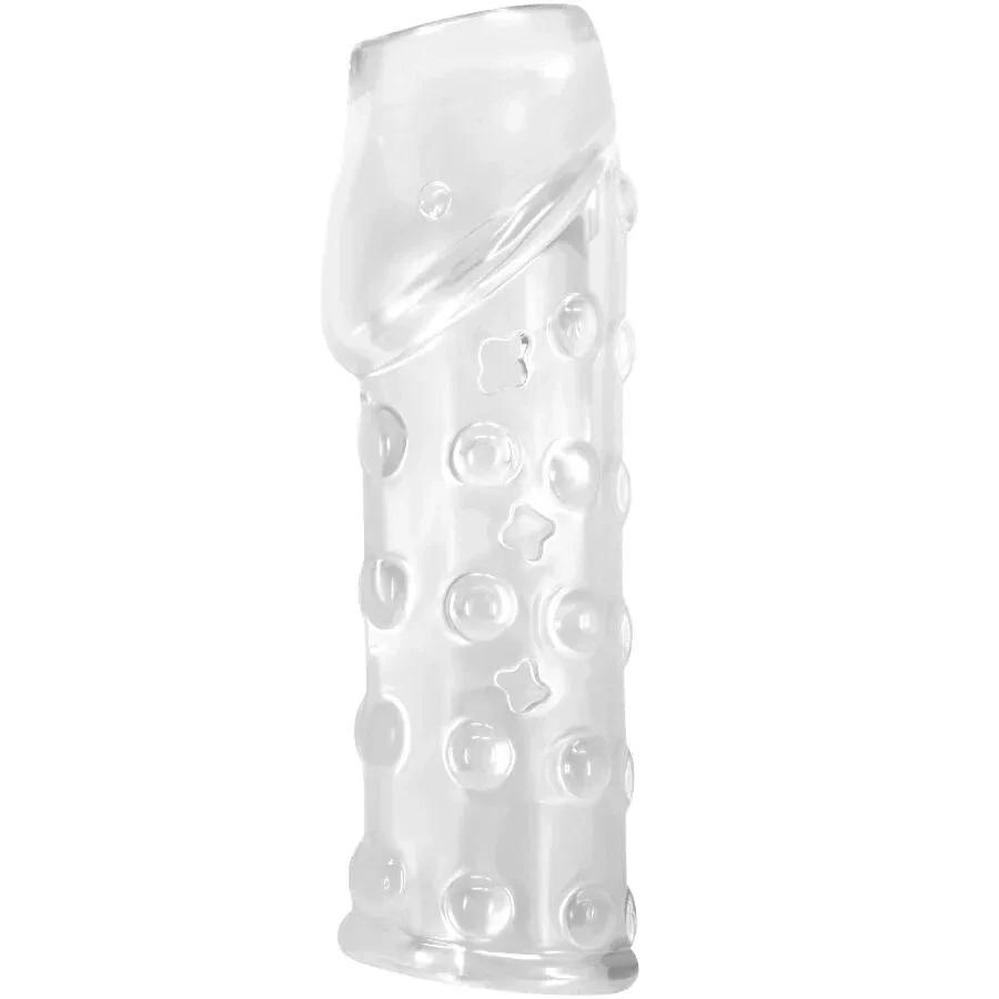 PRETTY LOVE - TIGHT AND VOLUMIZING PENIS SLEEVE TRANSPARENT - intimoo