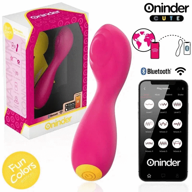 ONINDER CUTE - LOVE BUDDY MASTER G-SPOT VIBRATOR - FREE WORLDWIDE APP - intimoo