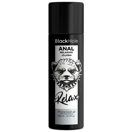 BLACK HOLE - ANAL RELAXING JOJOBA RELAX SILICONE BASE 100 ML - intimoo