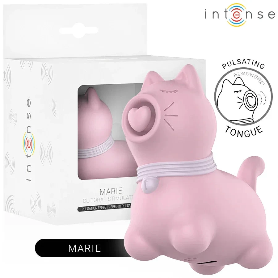INTENSE - MARIE PINK PULSATION EFFECT TONGUE STIMULATOR - intimoo