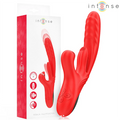 INTENSE - ROSALIA MULTIFUNCTION VIBRATOR 3 IN 1 RED - intimoo