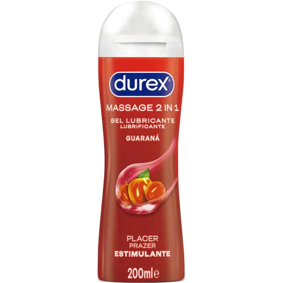 DUREX - GUARANA STIMULATING MASSAGE LUBRICANT GEL 200 ML - intimoo