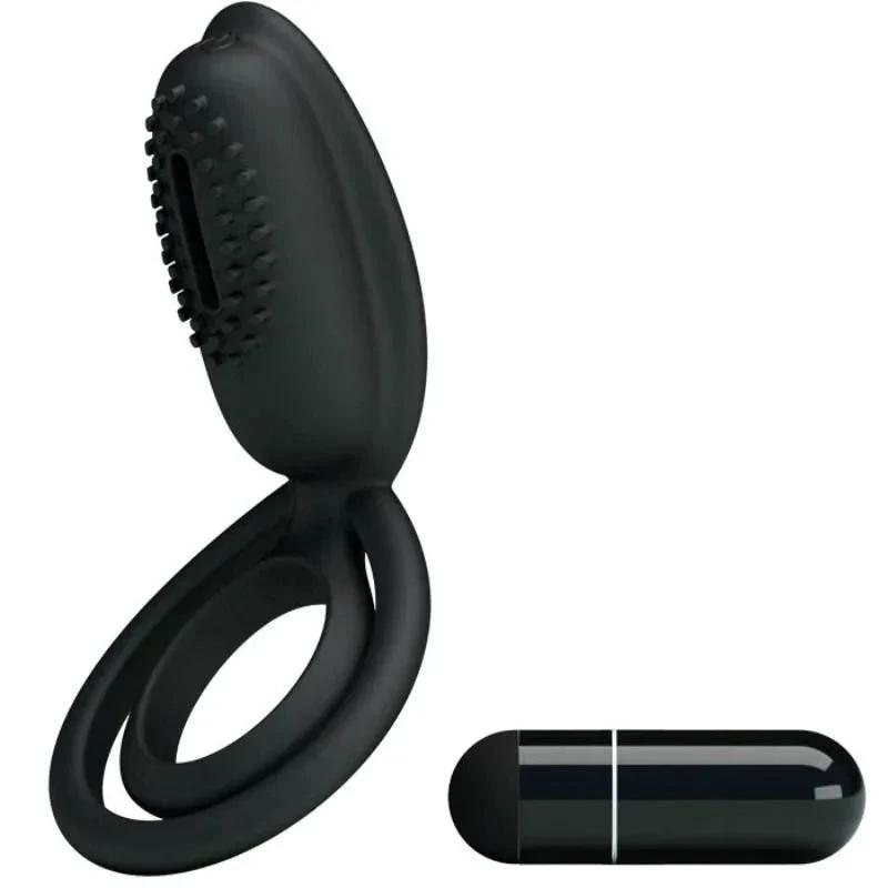 PRETTY LOVE - ESTHER VIBRATING RING WITH STIMULATOR - intimoo