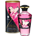 SHUNGA - HEAT EFFECT MASSAGE OIL INTENSE RASPBERRY FLAVOR 100 ML - intimoo