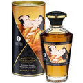SHUNGA - MASSAGE OIL WITH HEAT EFFECT CARAMEL FLAVOR 100 ML - intimoo