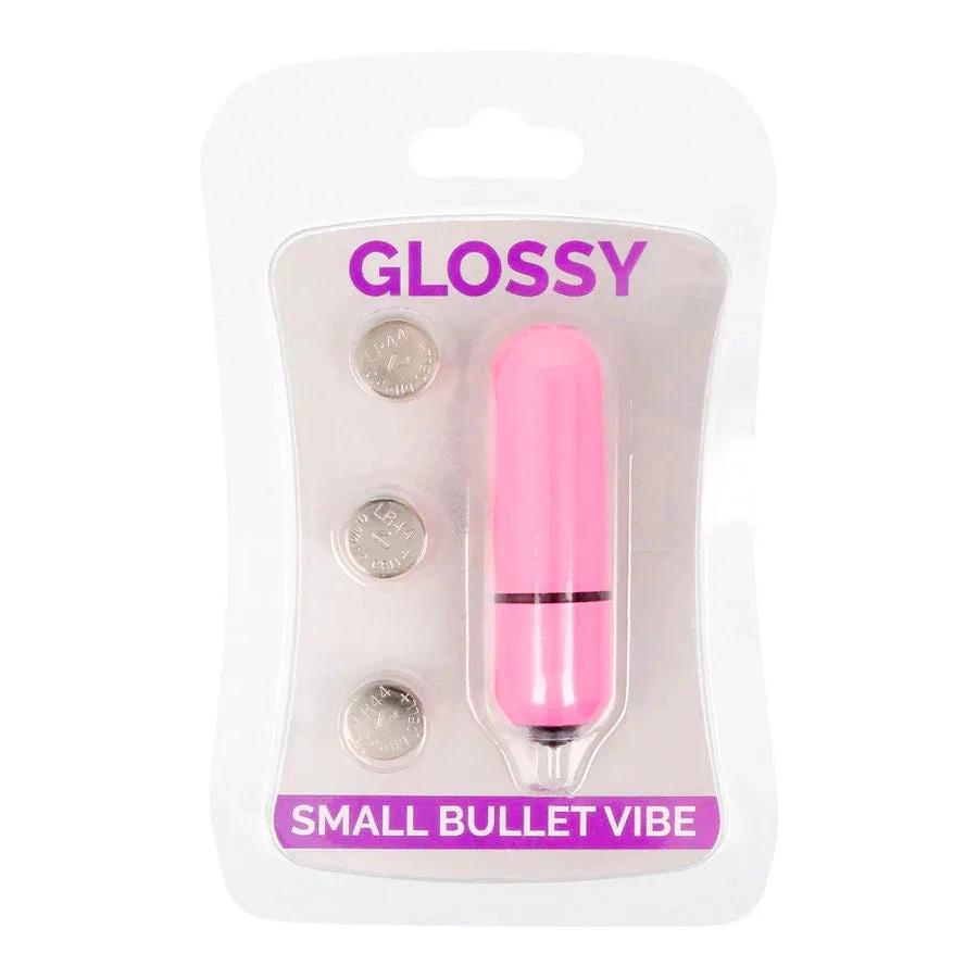 GLOSSY - SMALL BULLET VIBE DEEP ROSE - intimoo